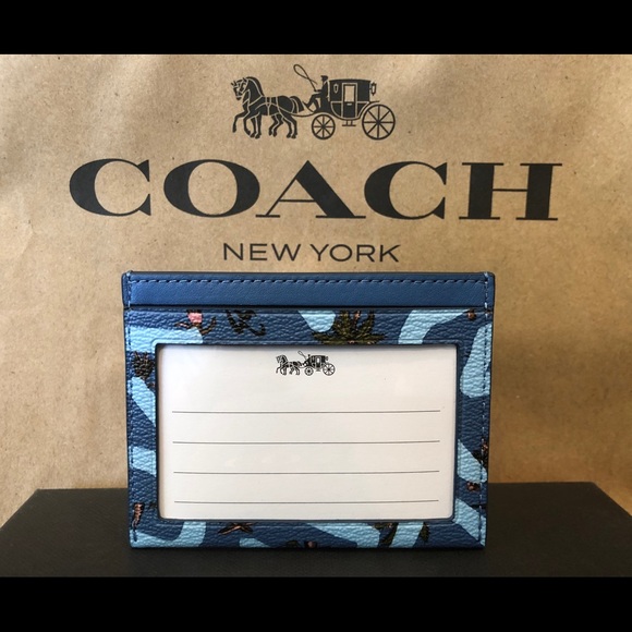 NWT Authentic Coach x Keith Haring ID Card Case - Picture 2 of 3